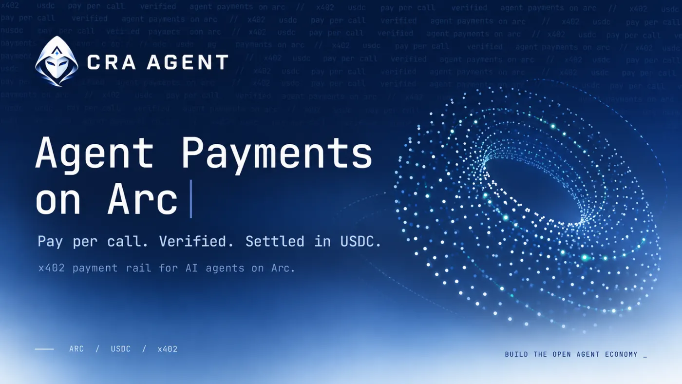 Agent payments on Arc: pay per call, verified, settled in USDC